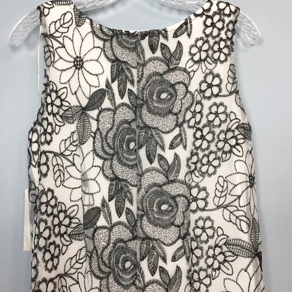 SIGNATURE by Robbie Bee Intricate Embroidered Floral A-Line Dress Women’s Size S - Picture 6 of 8